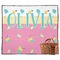 Summer Lemonade Outdoor Picnic Blanket (Personalized)