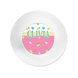 Summer Lemonade Plastic Party Appetizer & Dessert Plates - 6" (Personalized)