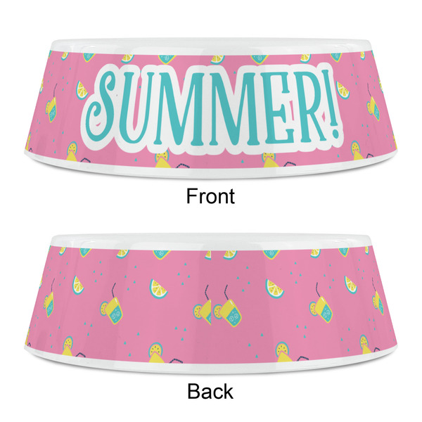 Summer Lemonade Plastic Pet Bowls - Small - APPROVAL
