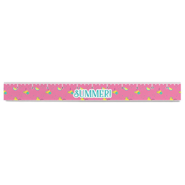 Summer Lemonade Plastic Ruler - 12" - FRONT
