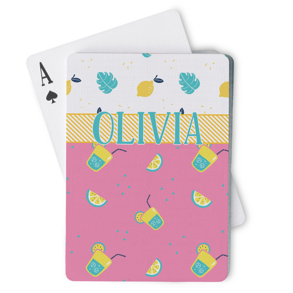 Custom Summer Lemonade Playing Cards (Personalized)