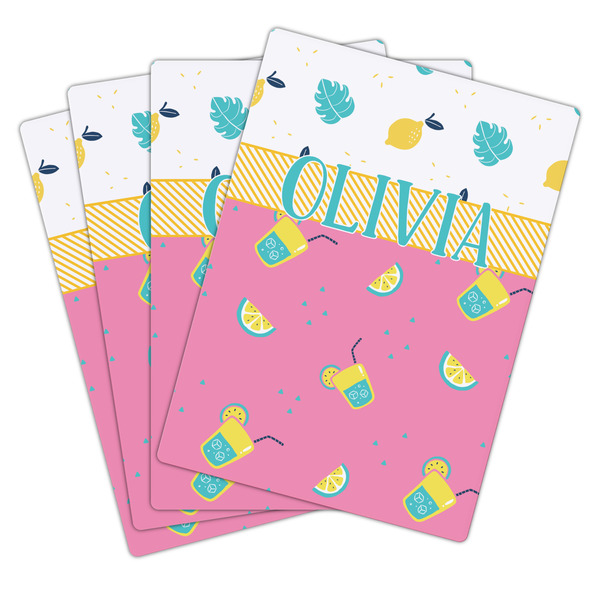 Summer Lemonade Playing Cards - Hand Back View