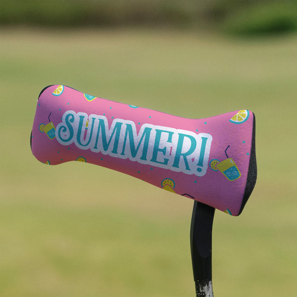 Summer Lemonade Putter Cover - On Putter