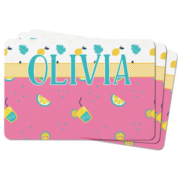 Summer Lemonade Rectangular Fridge Magnet - THREE