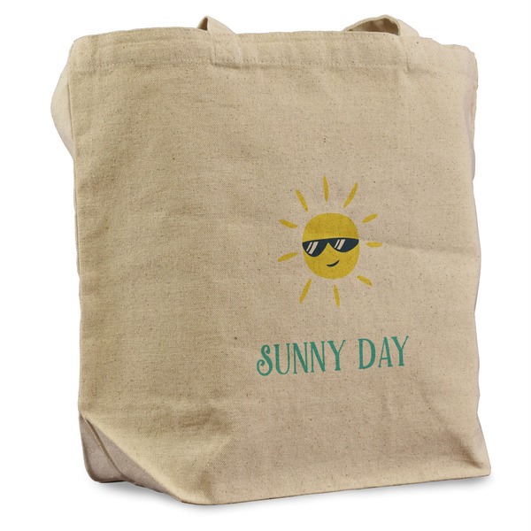 Custom Summer Lemonade Reusable Cotton Grocery Bag (Personalized)