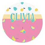 Summer Lemonade Round Decal (Personalized)