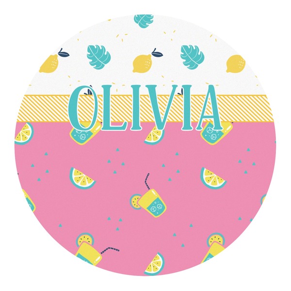 Custom Summer Lemonade Round Decal (Personalized)