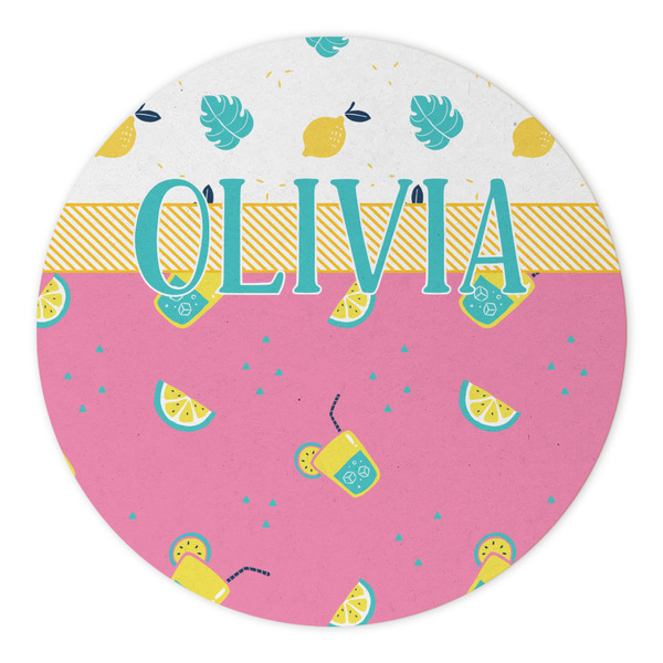 Summer Lemonade Round Paper Coaster - Approval