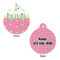 Summer Lemonade Round Pet ID Tag - Large - Approval