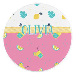 Summer Lemonade Round Stone Trivet (Personalized)