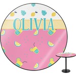 Summer Lemonade Round Table - 30" (Personalized)