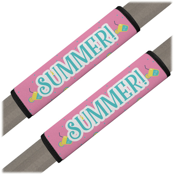 Custom Summer Lemonade Seat Belt Covers (Set of 2) (Personalized)
