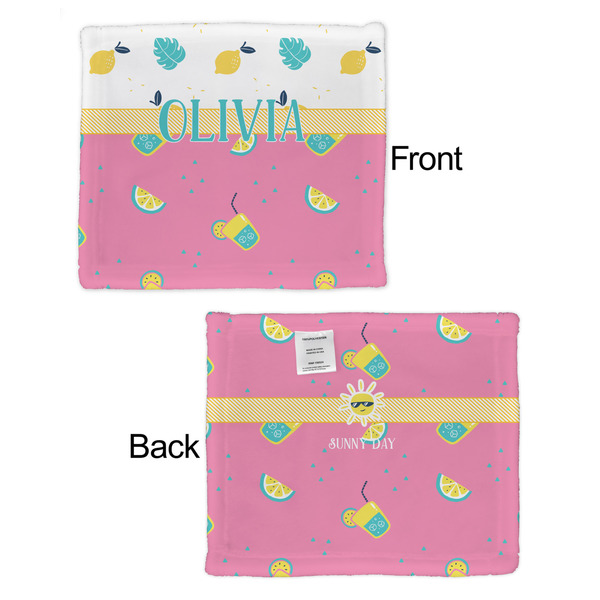 Summer Lemonade Security Blanket - Front & Back View