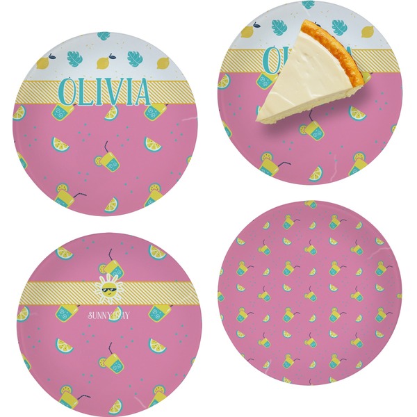 Summer Lemonade Set of Appetizer / Dessert Plates