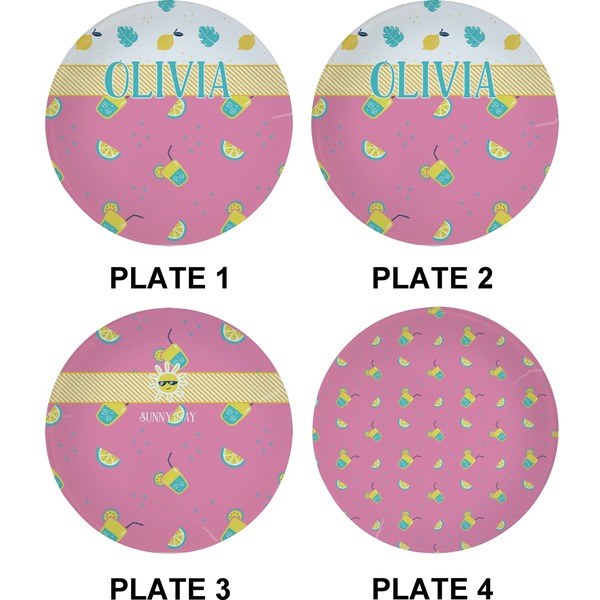 Summer Lemonade Set of Appetizer / Dessert Plates (Approval)