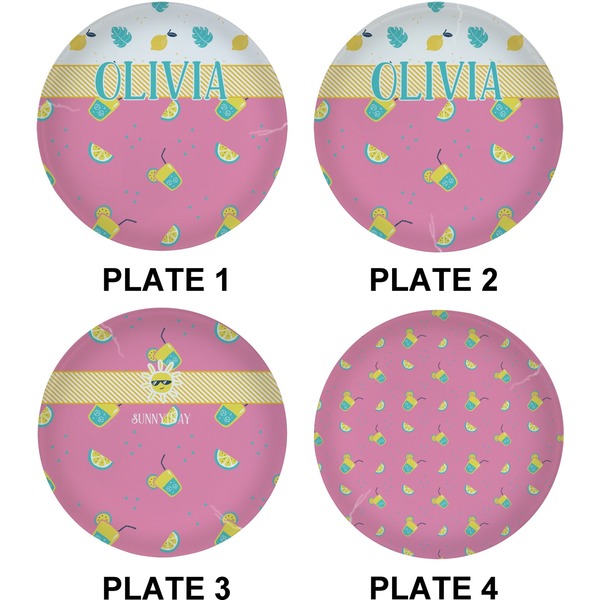 Summer Lemonade Set of Lunch / Dinner Plates (Approval)