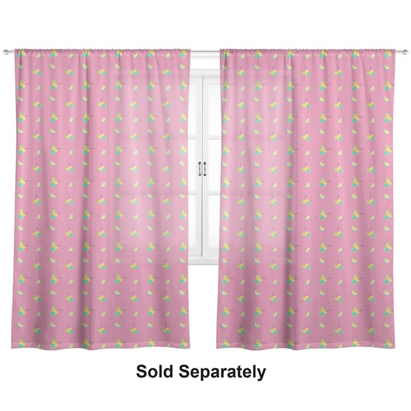 Summer Lemonade Sheer Curtains