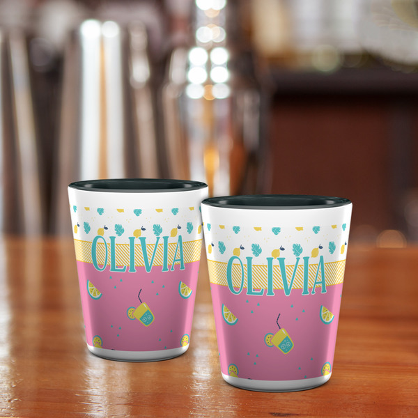 Summer Lemonade Shot Glass - Two Tone - LIFESTYLE