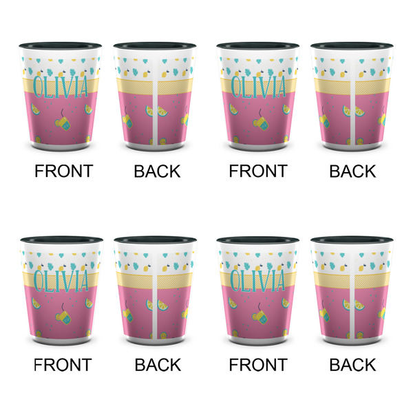 Summer Lemonade Shot Glassess - Two Tone - Set of 4 - APPROVAL