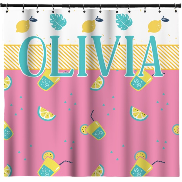 Custom Summer Lemonade Shower Curtain - 71" x 74" (Personalized)