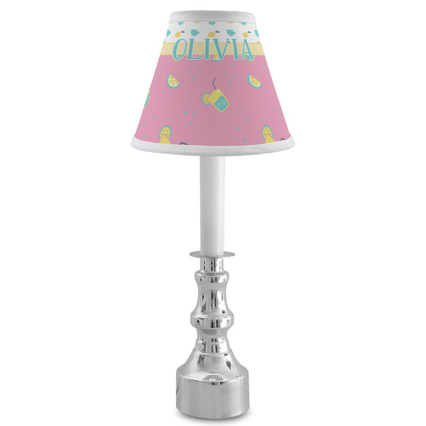Summer Lemonade Small Chandelier Lamp - LIFESTYLE (on candle stick)