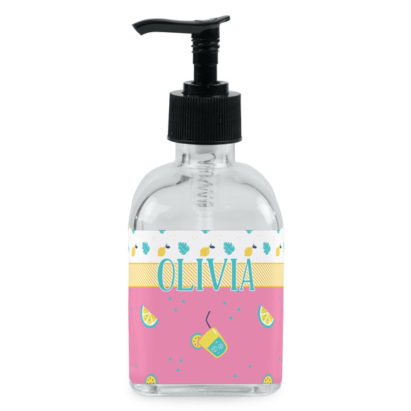 Custom Summer Lemonade Glass Soap & Lotion Bottle - Single Bottle (Personalized)