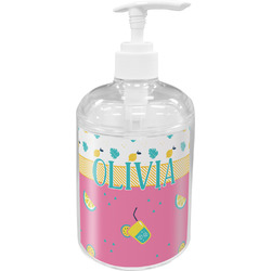 Summer Lemonade Acrylic Soap & Lotion Bottle (Personalized)