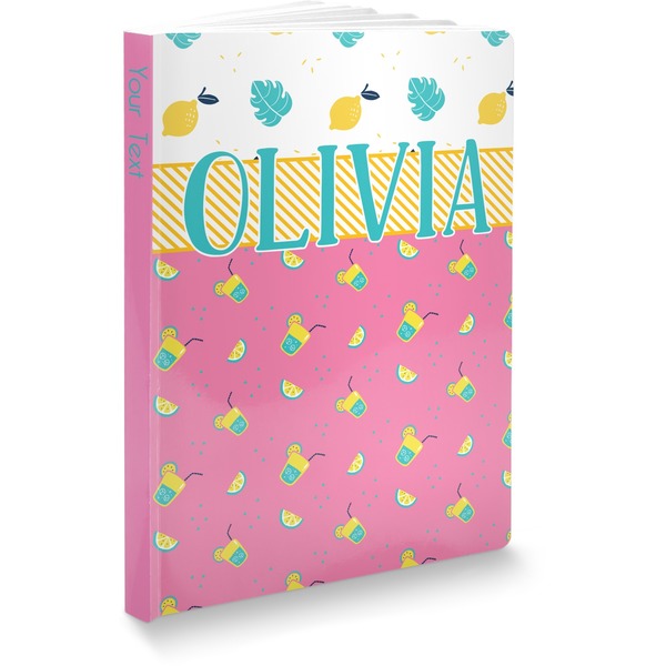 Custom Summer Lemonade Softbound Notebook - 5.75" x 8" (Personalized)
