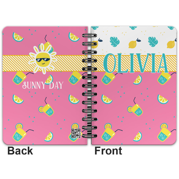 Summer Lemonade Spiral Journal 5 x 7 - Apvl