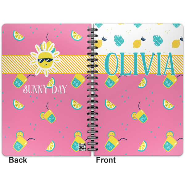 Summer Lemonade Spiral Journal 7 x 10 - Apvl