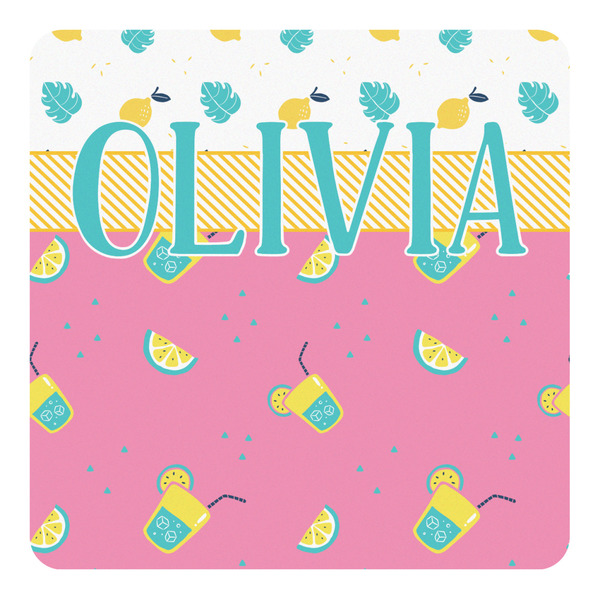 Custom Summer Lemonade Square Decal (Personalized)