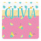 Summer Lemonade Square Decal (Personalized)