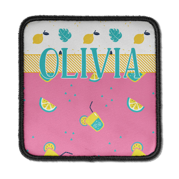 Custom Summer Lemonade Iron On Square Patch w/ Name or Text