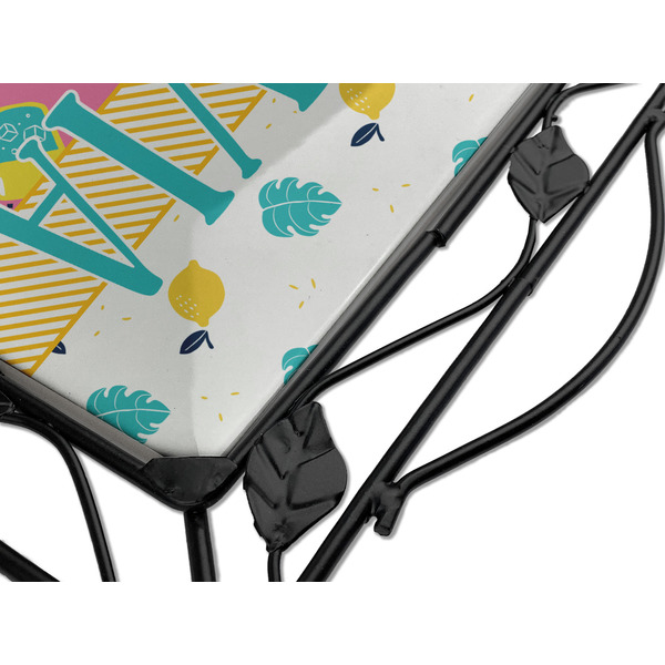 Summer Lemonade Square Trivet - Detail