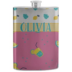 Summer Lemonade Stainless Steel Flask (Personalized)