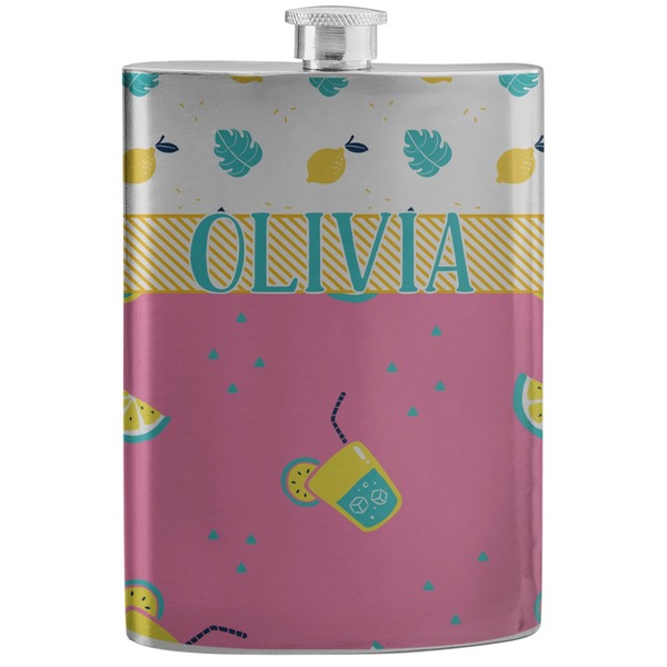 Custom Summer Lemonade Stainless Steel Flask (Personalized)
