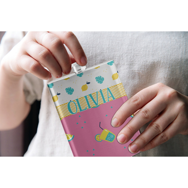 Summer Lemonade Stainless Steel Flask - LIFESTYLE 1