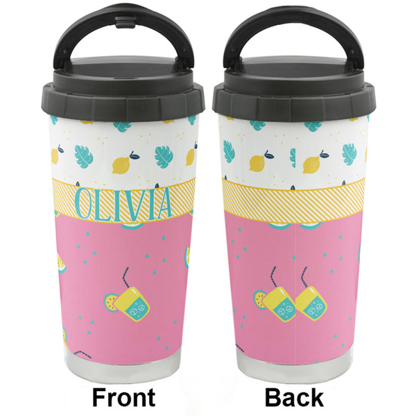 Summer Lemonade Stainless Steel Travel Cup - Apvl