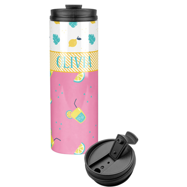 Custom Summer Lemonade Stainless Steel Skinny Tumbler (Personalized)