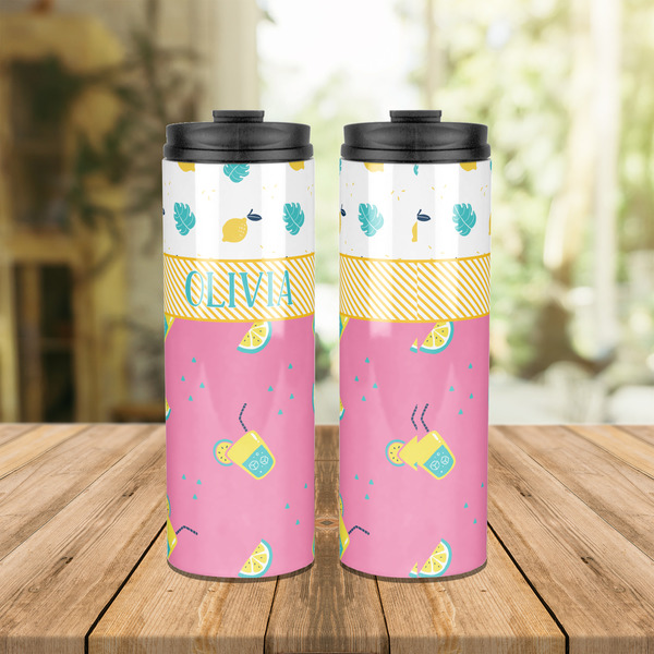 Summer Lemonade Stainless Steel Tumbler - Lifestyle