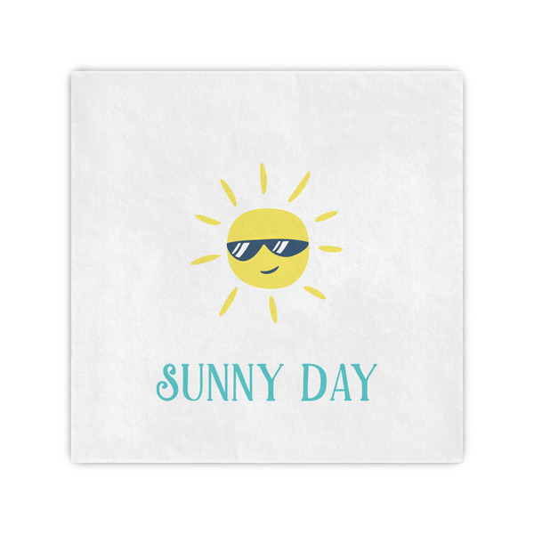 Custom Summer Lemonade Standard Cocktail Napkins (Personalized)