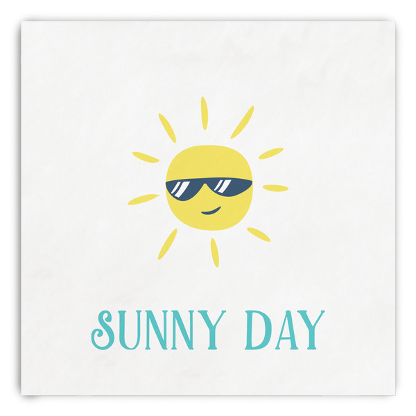 Custom Summer Lemonade Paper Dinner Napkins (Personalized)