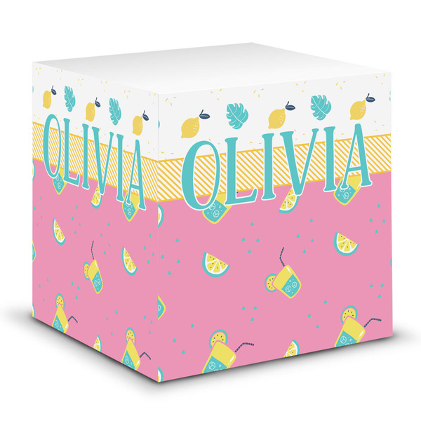 Custom Summer Lemonade Sticky Note Cube (Personalized)