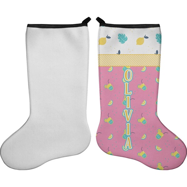 Summer Lemonade Stocking - Single-Sided - Approval