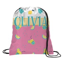 Summer Lemonade Drawstring Backpack (Personalized)