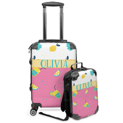 Summer Lemonade Kids 2-Piece Luggage Set - Suitcase & Backpack (Personalized)