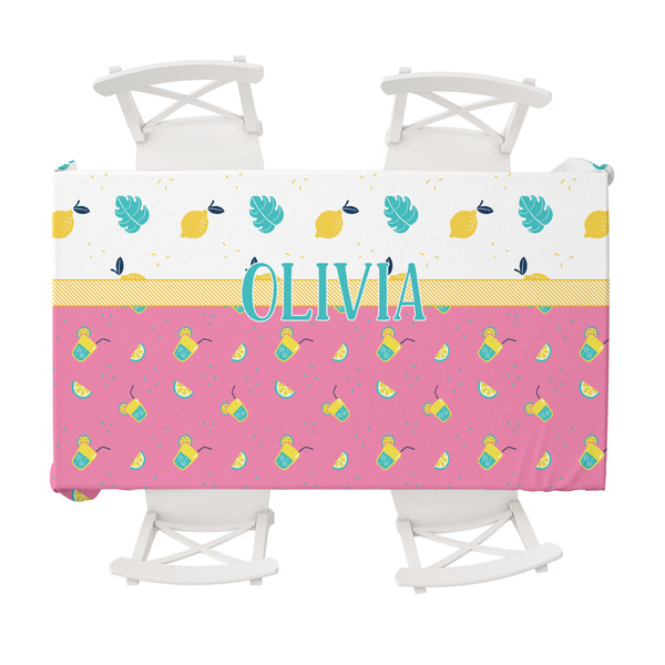 Custom Summer Lemonade Tablecloth - 58"x102" (Personalized)