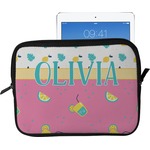Summer Lemonade Tablet Case / Sleeve - Large (Personalized)