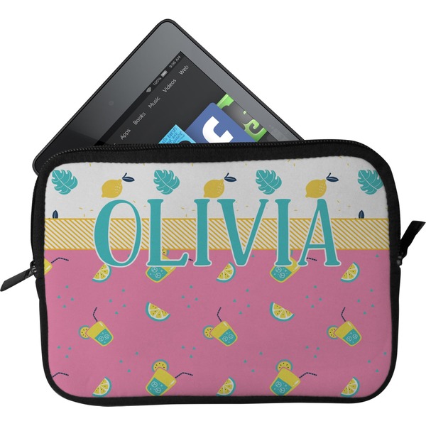Custom Summer Lemonade Tablet Case / Sleeve - Small (Personalized)