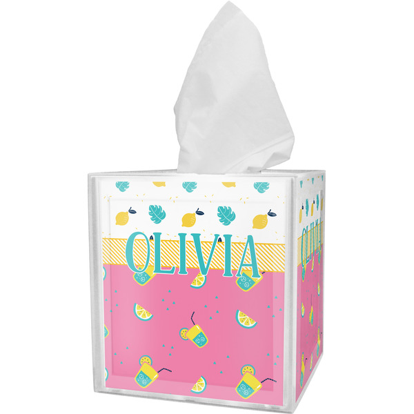 Custom Summer Lemonade Tissue Box Cover (Personalized)